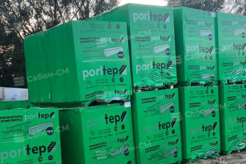Газобетонные стеновые блоки Poritep 625х250х500, D500