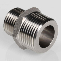 Ниппель переходной из нержавеющей стали Valtec 3/4х1/2"